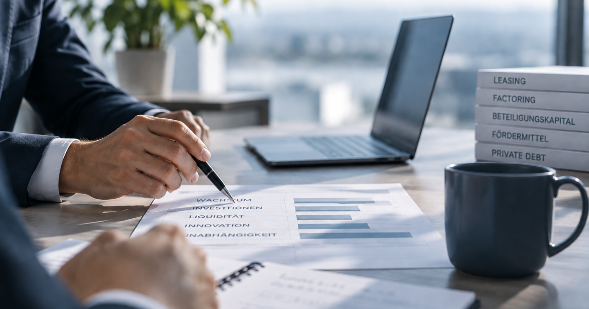 Unternehmer besprechen alternative Finanzierungsformen und Finanzierungsmöglichkeiten